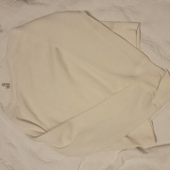 Soft White Sweater with cute heart graphic - Picture 2 of 2